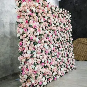 Décoration mur de fleur