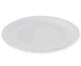 Assiette de Présentation en Verre Blanche
