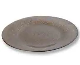 Assiette de Présentation en Verre Pailleté