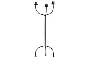 Chandelier 3 Branches Noir buffet